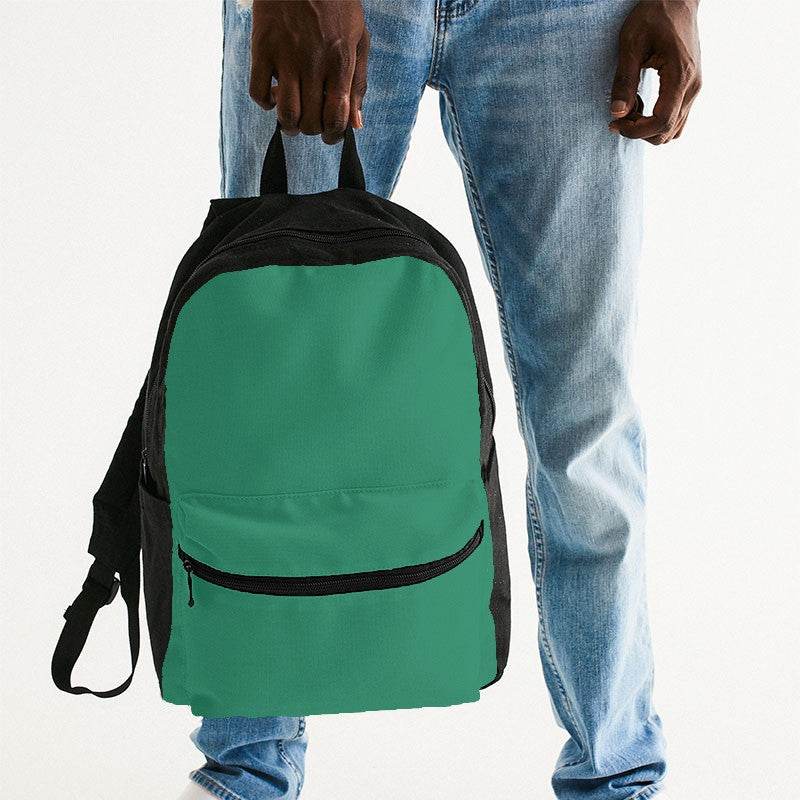 Cool Green Canvas Backpack (BGG2-CL-DE) - Man Holding