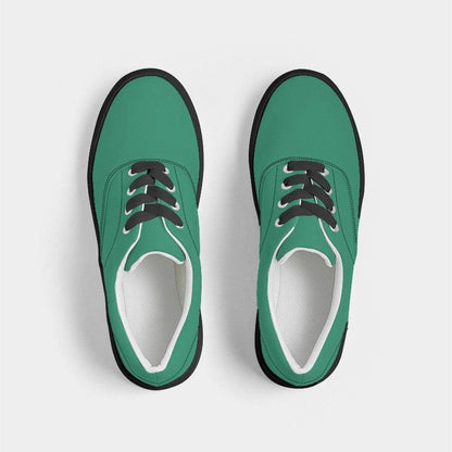 Cool Green Men's Canvas Sneakers (BGG2-CL-DE) - Top