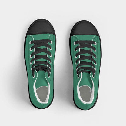 Cool Green Women's High-Top Canvas Sneakers (BGG2-CL-DE) - Top