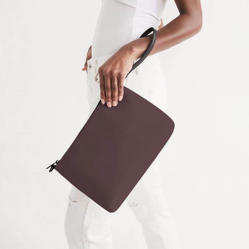 Copper Rose Zip Pouch (RPI2-NE-MD) - Side Holding