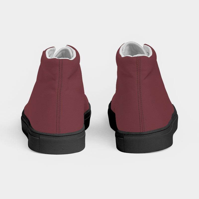 Copper Women's High-Top Canvas Sneakers (RPI2-FM-MD) - Back