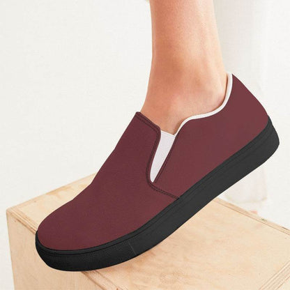Copper Women's Slip-On Canvas Sneakers (RPI2-FM-MD) - Woman CloseUp