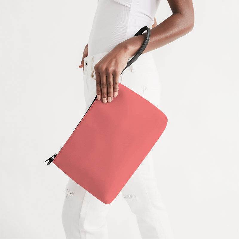Coral Reef Zip Pouch (RPI1-ME-LI) - Side Holding