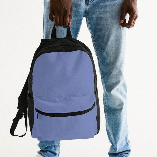 Cornflower Blue Canvas Backpack (I-ME-LI) - Man Holding