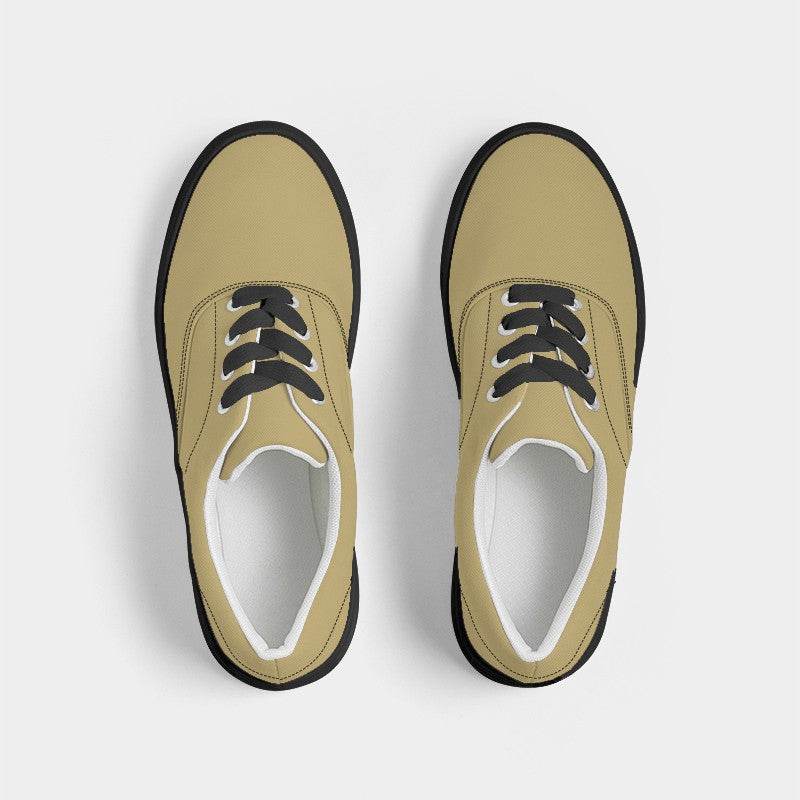 Cornsilk Men's Canvas Sneakers (Y-MU-ML) - Top