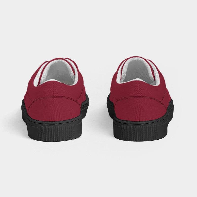 Cranberry Women's Canvas Sneakers (RPI2-ME-DE) - Back