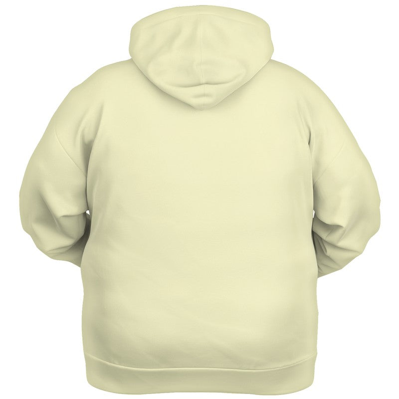 Cream Hoodie PLUS (LY2-FM-LI) - Ghost Back PLUS
