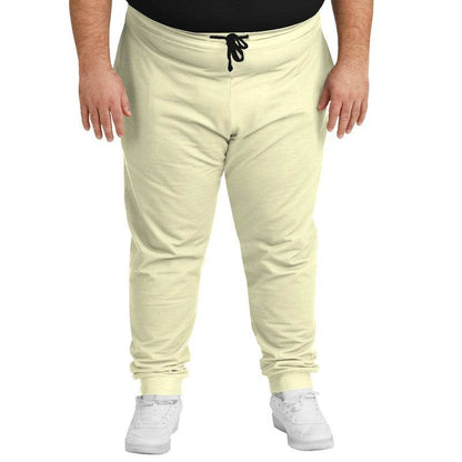 Cream Joggers PLUS (LY2-FM-LI) - Man Front PLUS