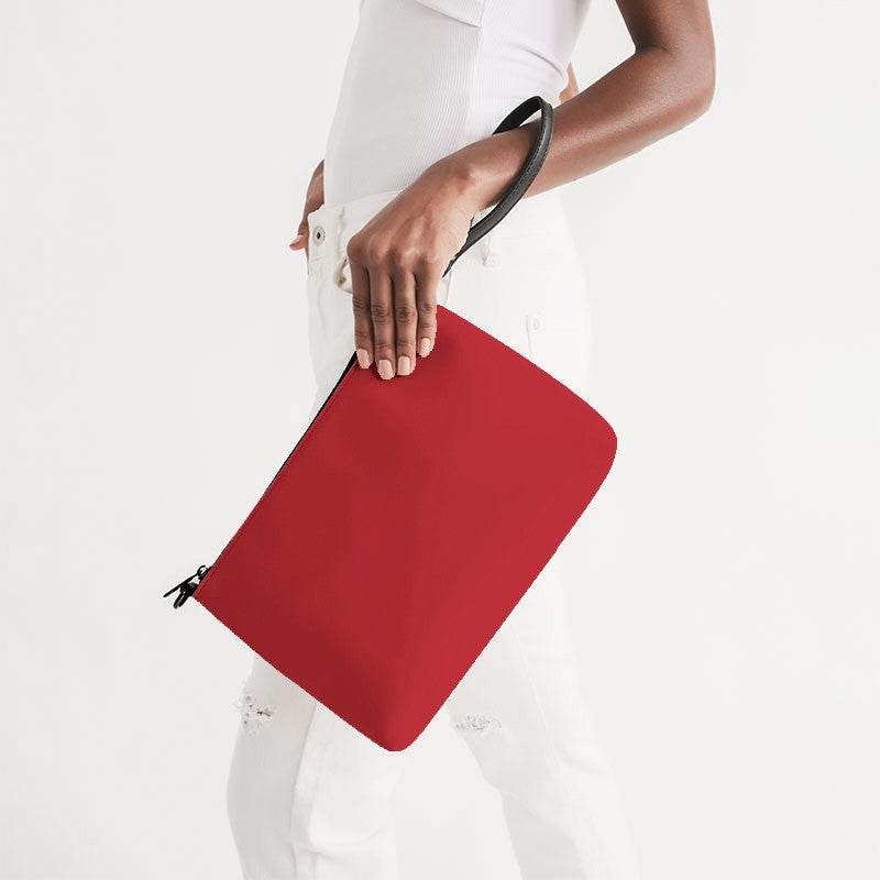 Crimson Zip Pouch (RPI1-CL-DE) - Side Holding