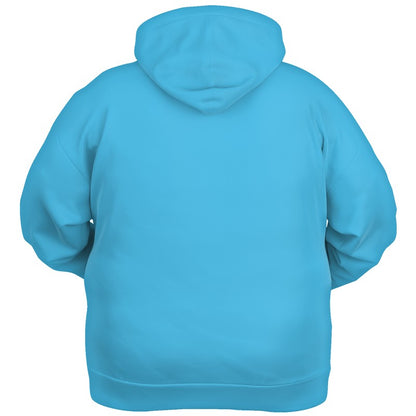 Cyan-Blue Hoodie PLUS (BC2-BR-ME) - Ghost Back PLUS