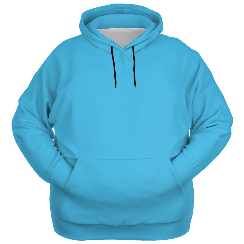 Cyan-Blue Hoodie PLUS (BC2-BR-ME) - Ghost Front PLUS