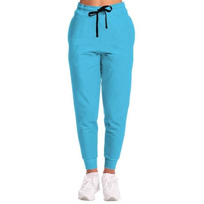 Cyan-Blue Joggers (BC2-BR-ME) - Woman Front