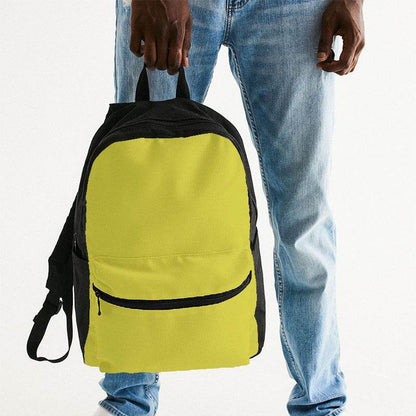 Dandelion Yellow Canvas Backpack (LY2-CL-ME) - Man Holding