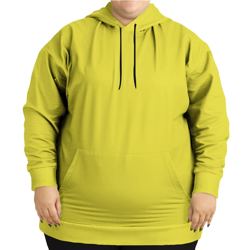 Dandelion Yellow Hoodie PLUS (LY2-CL-ME) - Woman Front PLUS