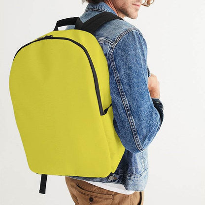Dandelion Yellow Waterproof Backpack (LY2-CL-ME) - Man CloseUp
