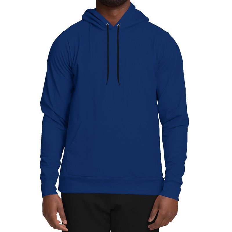 Dark Blue Hoodie (C100M75Y0K60) - Man Front