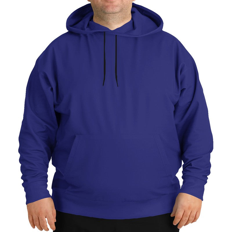 Dark Blue Hoodie PLUS (PUI3-CL-DE) - Man Front PLUS