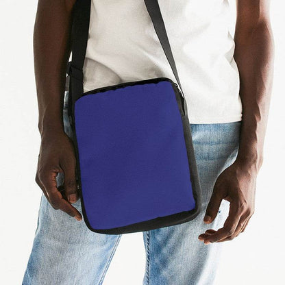 Dark Blue Messenger Pouch (PUI3-CL-DE) - Man Front CloseUp