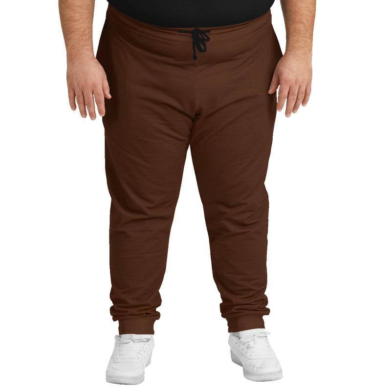 Dark Brown Joggers PLUS (OR2-FM-DA) - Man Front PLUS