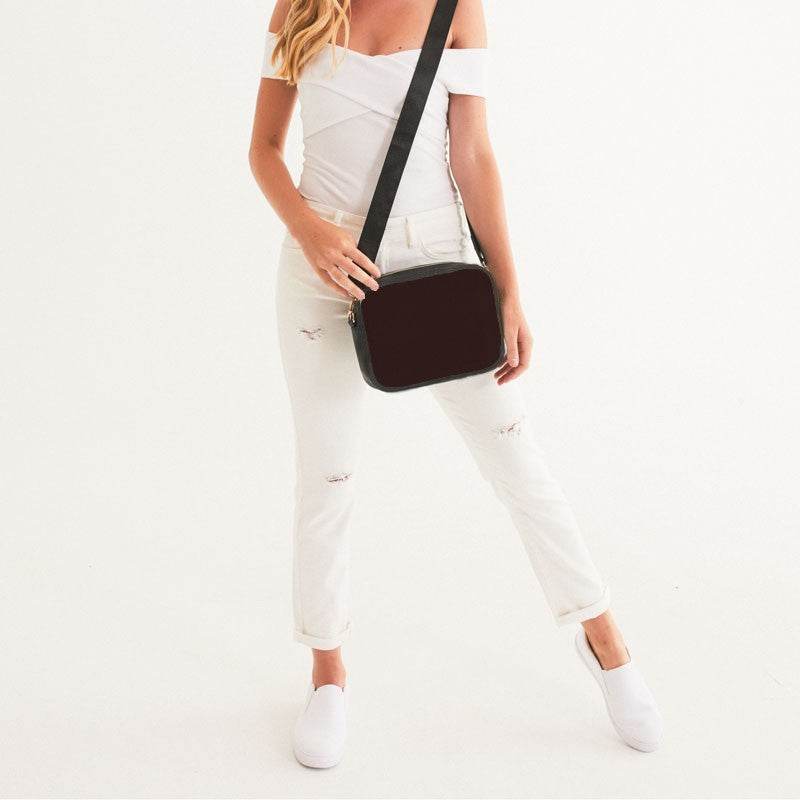 Dark Chocolate Crossbody Bag (R-NE-DE) - Woman Front