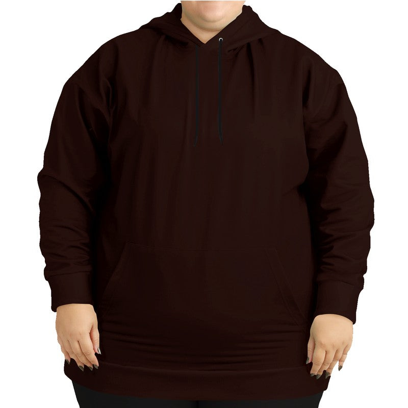 Dark Chocolate Hoodie PLUS (R-NE-DE) - Woman Front PLUS