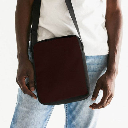 Dark Chocolate Messenger Pouch (R-NE-DE) - Man Front CloseUp