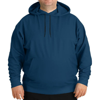 Dark Cyan Hoodie (C100M25Y0K80) - Man Front PLUS