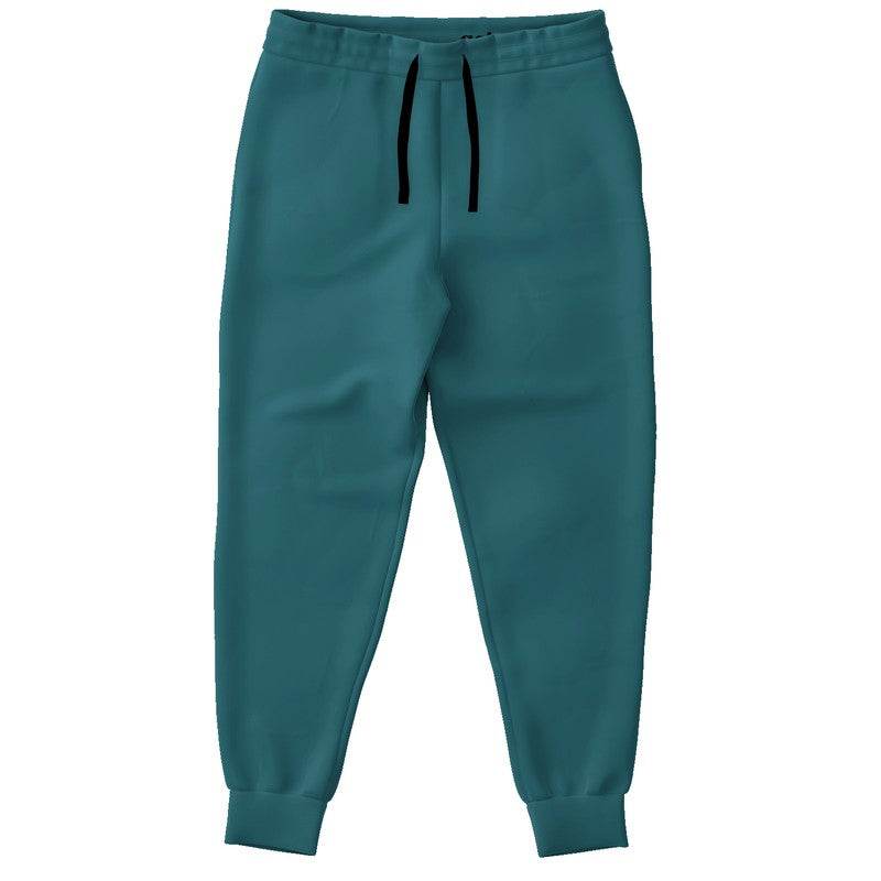 Dark Cyan Joggers (C-MU-DA) - Front