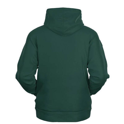 Dark Fully-Muted Blue-Green Hoodie (BG-FM-DA) - Ghost Back