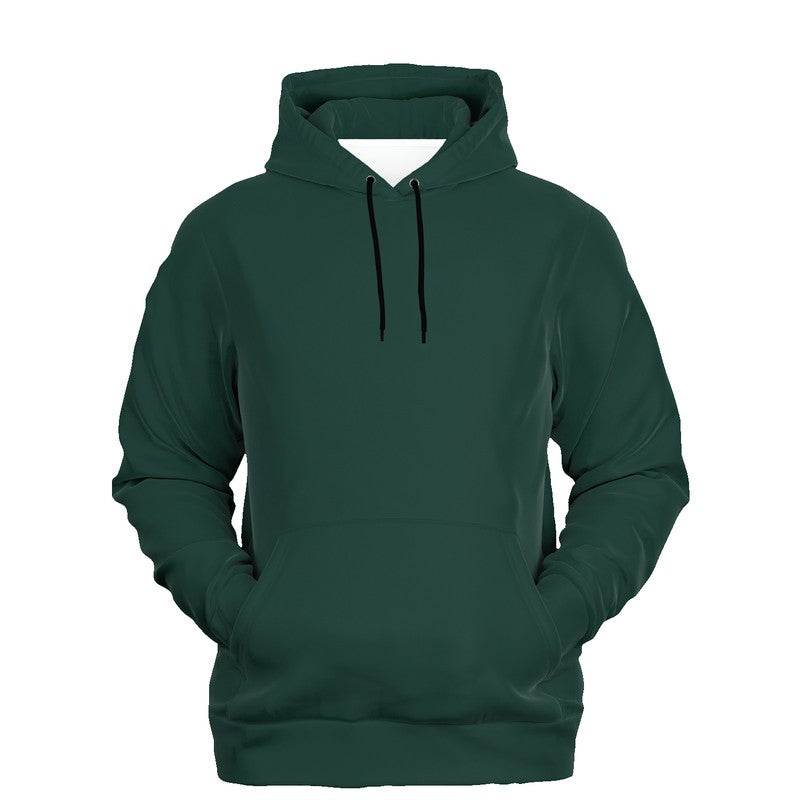 Dark Fully-Muted Blue-Green Hoodie (BG-FM-DA) - Ghost Front