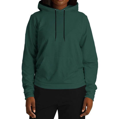 Dark Fully-Muted Blue-Green Hoodie (BG-FM-DA) - Woman Front