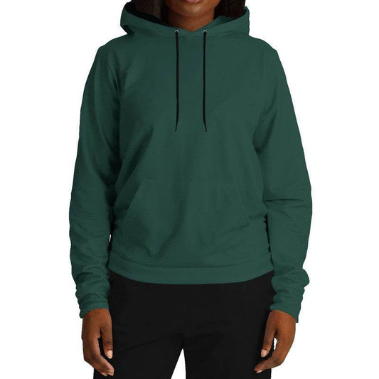 Dark Fully-Muted Blue-Green Hoodie (BG-FM-DA) - Woman Front
