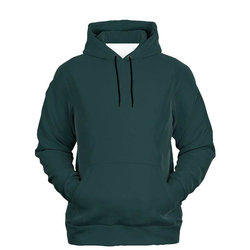 Dark Fully-Muted Blue-Green Hoodie (CBG2-FM-DA) - Ghost Front
