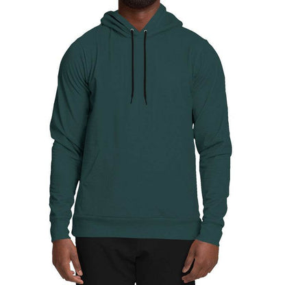 Dark Fully-Muted Blue-Green Hoodie (CBG2-FM-DA) - Man Front