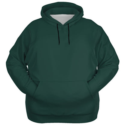 Dark Fully-Muted Blue-Green Hoodie PLUS (BG-FM-DA) - Ghost Front PLUS