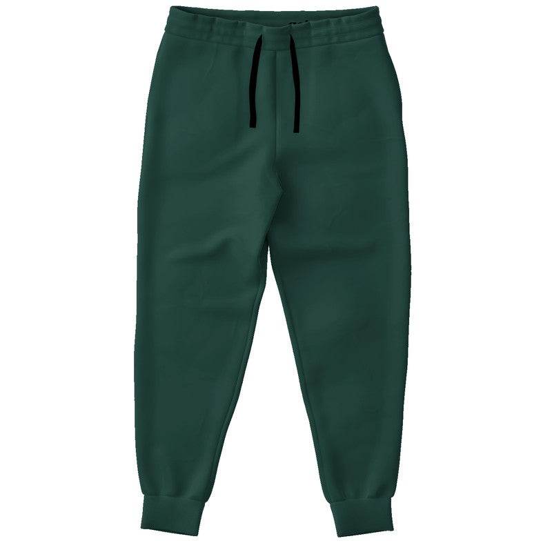 Dark Fully-Muted Blue-Green Joggers (BG-FM-DA) - Front