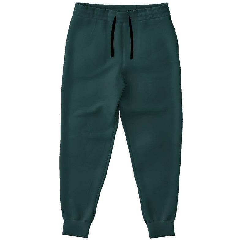Dark Fully-Muted Blue-Green Joggers (CBG2-FM-DA) - Front