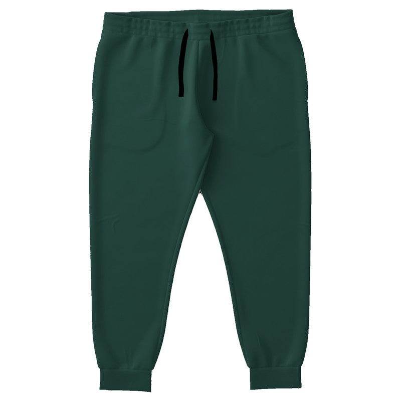 Dark Fully-Muted Blue-Green Joggers PLUS (BG-FM-DA) - Front PLUS
