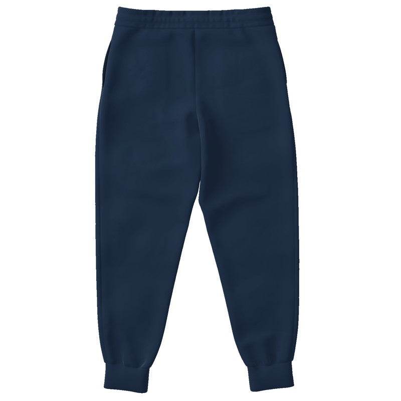 Dark Fully-Muted Blue Joggers (IB2-FM-DA) - Back