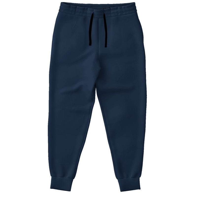 Dark Fully-Muted Blue Joggers (IB2-FM-DA) - Front