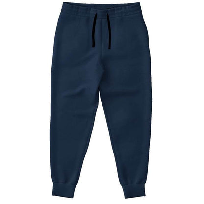Dark Fully-Muted Blue Joggers (IB2-FM-DA) - Front