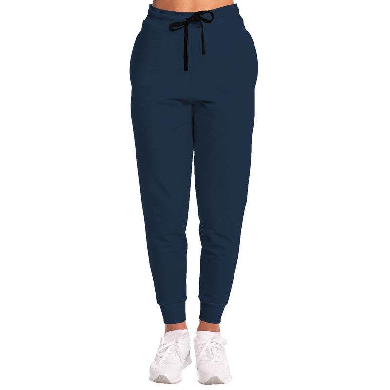 Dark Fully-Muted Blue Joggers (IB2-FM-DA) - Woman Front