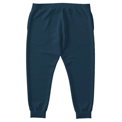 Dark Fully-Muted Blue Joggers PLUS (B-FM-DA) - Back PLUS