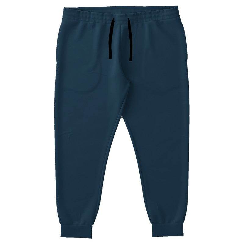 Dark Fully-Muted Blue Joggers PLUS (B-FM-DA) - Front PLUS