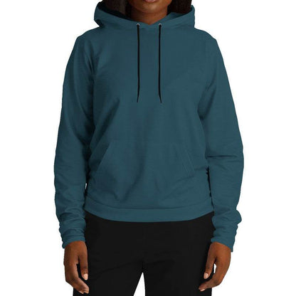 Dark Fully-Muted Cyan Hoodie (BC2-FM-DA) - Woman Front
