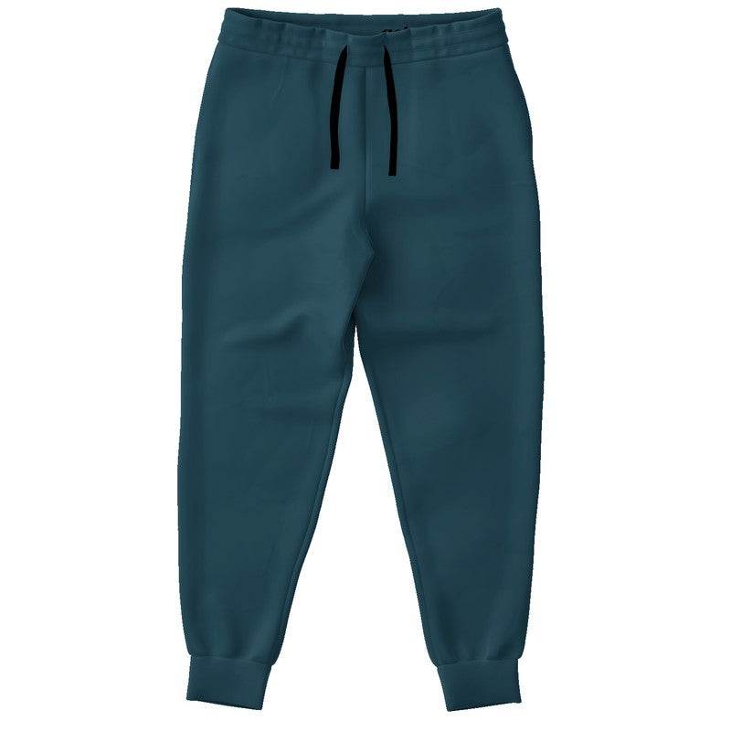 Dark Fully-Muted Cyan Joggers (BC2-FM-DA) - Front