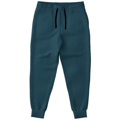 Dark Fully-Muted Cyan Joggers (BC2-FM-DA) - Front