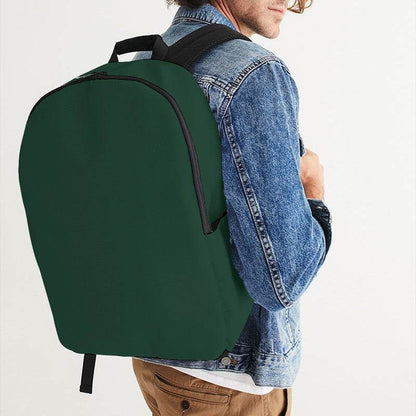 Dark Fully-Muted Green Waterproof Backpack (BGG2-FM-DA) - Man CloseUp