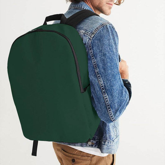 Dark Fully-Muted Green Waterproof Backpack (BGG2-FM-DA) - Man CloseUp