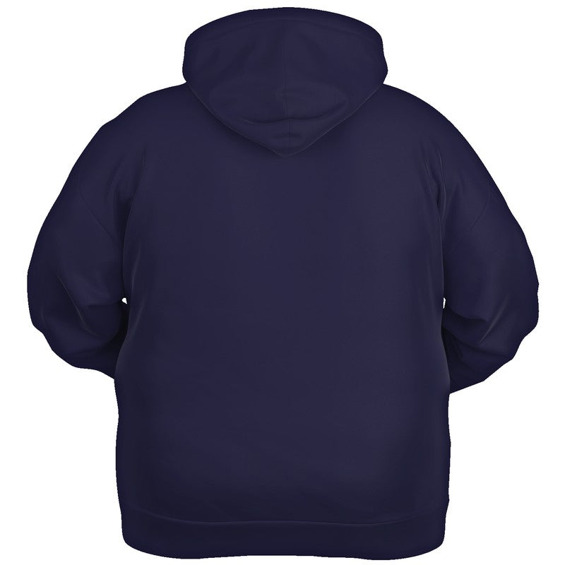 Dark Fully-Muted Indigo Hoodie PLUS (PUI2-FM-DA) - Ghost Back PLUS